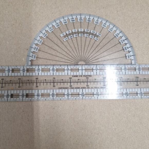Kane II-R Plotter Jeppesen Navigation Plotter PN-1 D17 - Picture 3 of 5